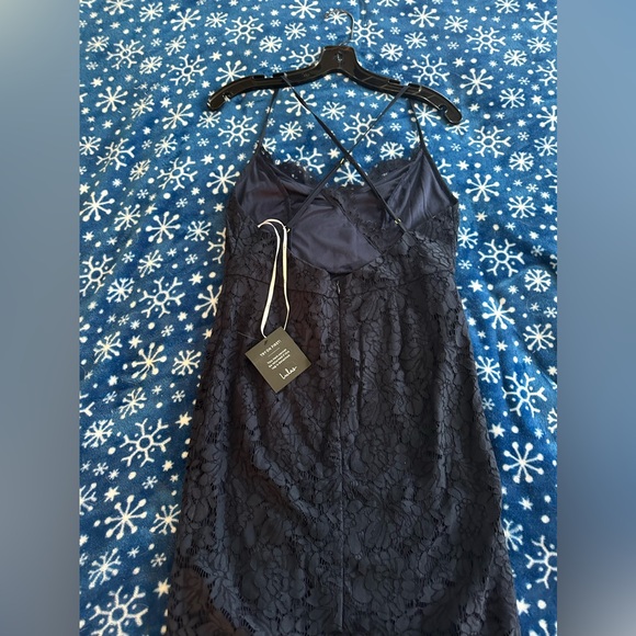 Lulus Flirting with Desire Navy Blue Lace
Bodycon Dress - Picture 8 of 10